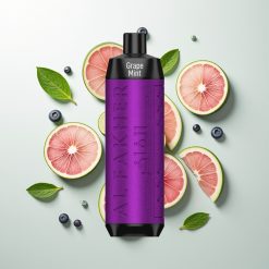 Al Fakher Crown Bar 8000 Crystal Jednokratna Vape Grozdjana Metvica 18ml 5mg