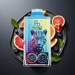 Fumot Leopard 40K Puffs Crni Zmaj Led Dual Mesh 5%