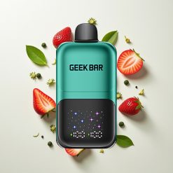 GEEK BAR 2GO 50000 Puffova Jagoda & Kivi Dual Tanks Interaktivni Ekran