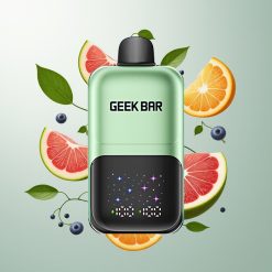 GEEK BAR 2GO 50000 Puffs Kisela Bombona & Kiselo Voće Interaktivni Ekran Dvostruki Rezervoar