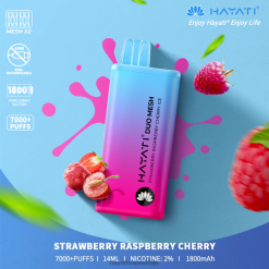 Hayati Duo Mesh за једнократну употребу 84XDP182 јагода малина трешња лед - Hayati Vape Flavours