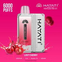Hayati Infinity 6000 комплета махуна 84XDP154 изгубљена трешња - Hayati Vape Review