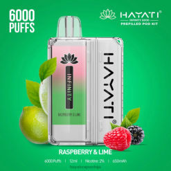 Hayati Infinity 6000 комплета махуна 84XDP157 малина и креч - Hayati Flavour List
