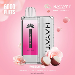 Hayati Infinity 6000 комплета махуна 84XDP158 ружа личи - Hayati Flavour Vapes