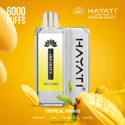 Hayati Infinity 6000 комплета махуна 84XDP163 тропски манго - Hayati Vape Near Me