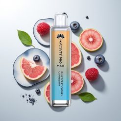 Hayati Pro Max 4000 Puffs Borovnica Trešnja Dual 1.1 Ohm Mesh 1400mAh