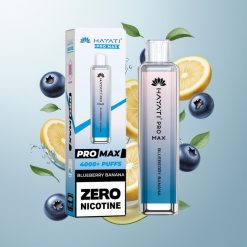 Hayati Pro Max 4000 Pufova Једнократна вејп Borovnica Banana 5% 1400mAh