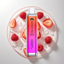 Hayati Pro Max 4000 Pufova Једнократна вејп Jagoda Malina Led 2ml 1400mAh