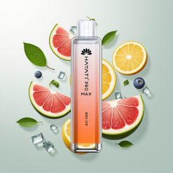 Hayati Pro Max 4000 Pufova Једнократна вејп Led Bru Ice 5% Nicotine 1400mAh