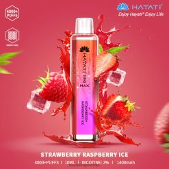 Hayati Pro Max за једнократну употребу 84XDP122 јагода малина лед - Hayati Vape Flavours