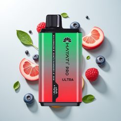 Hayati Pro Ultra 15000 Pufova Borovnica Malina Limun & Borovnica