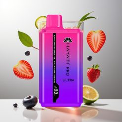 Hayati Pro Ultra 15000 Pufova Crna Ribizla Limunada Jagoda Limunada 2x12ml