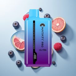 Hayati Pro Ultra 15000 Pufova Crna Ribizla Šećerna Vuna Plava Malina 2 12ml