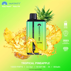 Hayati Pro Ultra за једнократну употребу 15000 пуффс 84XDP213 тропски ананас - Hayati Vape Near Me