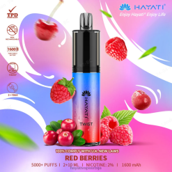 Hayati Twist за једнократну употребу 84XDP79 Црвене бобице - Hayati Vapes Wholesale