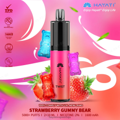 Hayati Twist за једнократну употребу 84XDP82 јагода гумени медвед - Hayati Vape Flavours