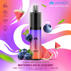 Hayati Twist за једнократну употребу 84XDP88 лубеница боровница - Hayati Flavour Vapes