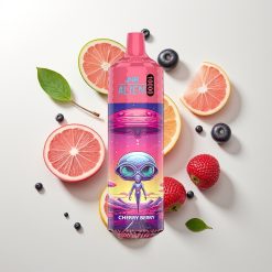 JNR Alien 10000 Pufova Cherry Berry sa 850mAh i LED svetlom