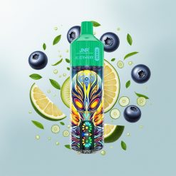 JNR Alien Max 18000 Pufova Borovnica Kivi Dual Mesh Coil & Type-C Punjenje