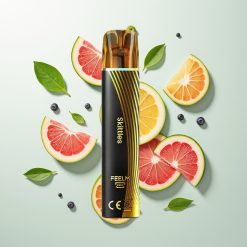 JNR Black&Golden 800 Puffs Једнократна вејп Skittles 2% 550mAh