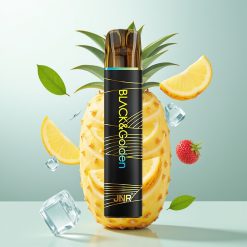 JNR Black&Golden 800 Pufova Једнократна вејп Ananas Led 2% 550mAh