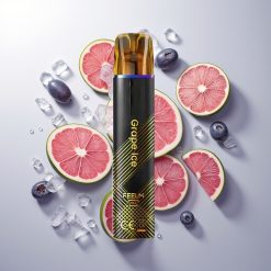 JNR Black&Golden 800 Pufova Dispozabil Vape Grožđe Led kombinacija Bez Punjenja 2ml