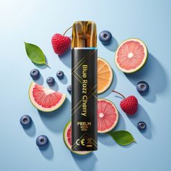 JNR Black&Golden 800 Pufova Dispozabil Vape Plava Malina Trešnja 550mAh 2ml