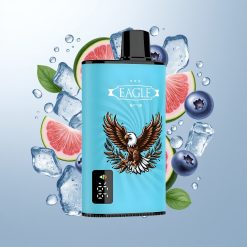 JNR EAGLE Smart 23000 Pufova Једнократна вејп Borovnica Led sa Digitalnim Ekranom i 25ml Tečnosti