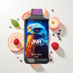 JNR Falcon 16000 Pufova Bela Breskva Malina 850mAh Dual Mesh Coil