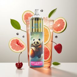 JNR Rocket-X 12400 Pufova Једнократна вејп Gazirana Višnja Kola sa RGB svetlima i 850mAh baterijom