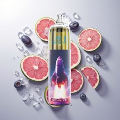 JNR Rocket-X 12400 Pufova Dispozabil Vejp Grožđe Led RGB Svetla 850mAh