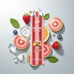 JNR Shisha Hookah 12000 Pufova 24ml Jagoda Led Једнократна вејп