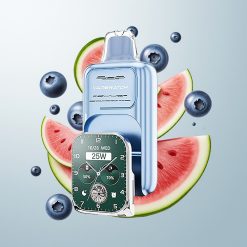 JNR VapeWatch 30000 Pufova Dual Mesh Coil Borovnica Lubenica Type-C