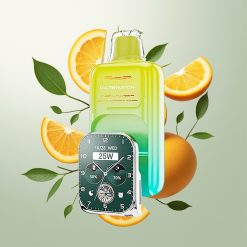 JNR VapeWatch 30000 Pufova Dual Mesh Coil Narandža Mango 1000mAh