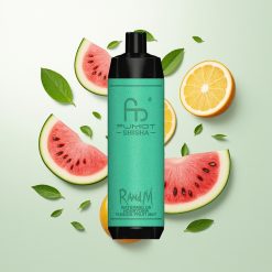 RandM Fumot Shisha 10000 Pufova Lubenica Medljika Pasiflora Nana 18ml Type-C