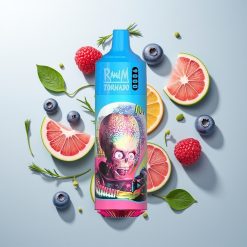 RandM Fumot Tornado 9000 Pufova Borova Malina i Jagoda sa RGB Ekranom