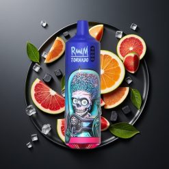 RandM Fumot Tornado 9000 Pufova Crni Led 18mL Mesh