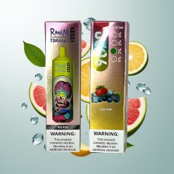 RandM Fumot Tornado 9000 Pufova Ledeni Bombica Mesh Display