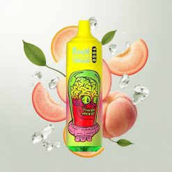 RandM Fumot Tornado 9000 Pufova Letnja Breskva Led Mesh Display