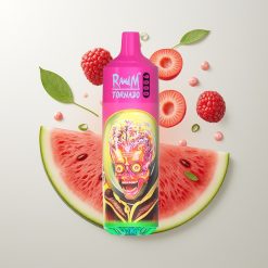 RandM Fumot Tornado 9000 Pufova Malina Lubenica Rechargeable RGB Display