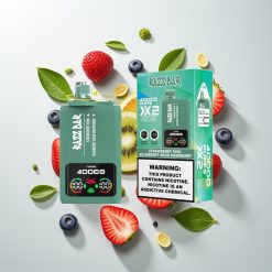 Razz Bar 40000 Puffs Једнократна вејп Jagoda Kivi - Borovnica Kisela Malina 5% 650mAh