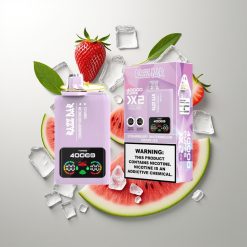 Razz Bar 40000 Puffs Једнократна вејп Jagoda Lubenica - Ledeno Grožđe Tip-C Ekran