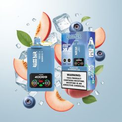 Razz Bar 40000 Pufova Једнократна вејп Breskva Ledenica - Borovnica Ledenica, Mesh Coil, Type-C