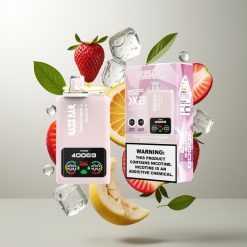 Razz Bar 40000 Pufova Једнократна вејп Jagoda Banana - Crveni Bik Led 1.0Ohm 2 5%